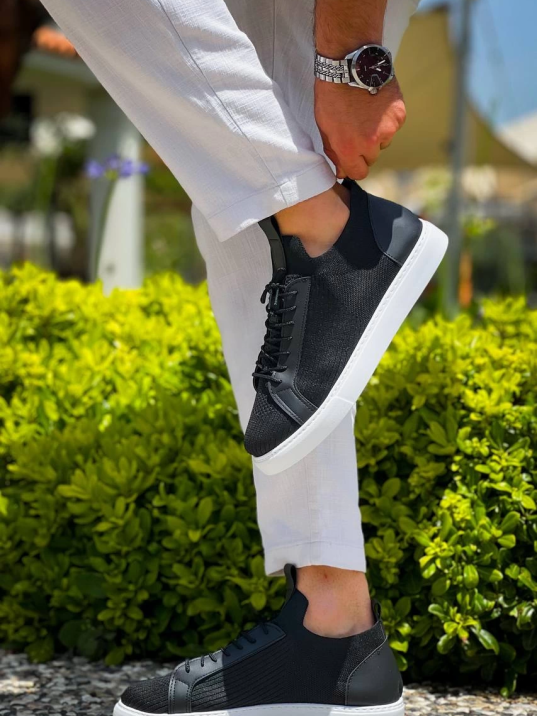 KB-112   Kuback Siyah Triko Bağcıklı  Günlük Erkek  Ayakkabı KB-112   Kuback Siyah Triko Bağcıklı  Günlük Erkek  Ayakkabı