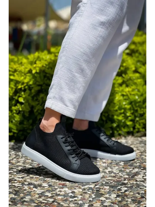 Kb-112 Kuback Siyah Triko Bağcıklı Günlük Erkek Ayakkabı Kb-112 Kuback Siyah Triko Bağcıklı Günlük Erkek Ayakkabı