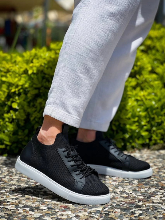 KB-112   Kuback Siyah Triko Bağcıklı  Günlük Erkek  Ayakkabı KB-112   Kuback Siyah Triko Bağcıklı  Günlük Erkek  Ayakkabı