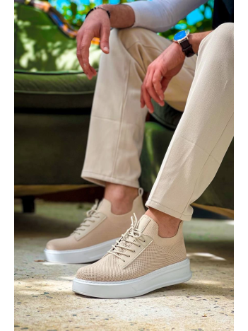 KB-116 Kuback Bej Bağcıklı Triko Günlük Erkek Ayakkabı KB-116 Kuback Bej Bağcıklı Triko Günlük Erkek Ayakkabı