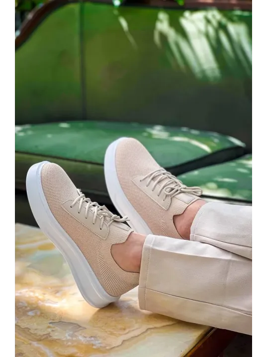 Kb-116 Kuback Bej Bağcıklı Triko Günlük Erkek Ayakkabı Kb-116 Kuback Bej Bağcıklı Triko Günlük Erkek Ayakkabı