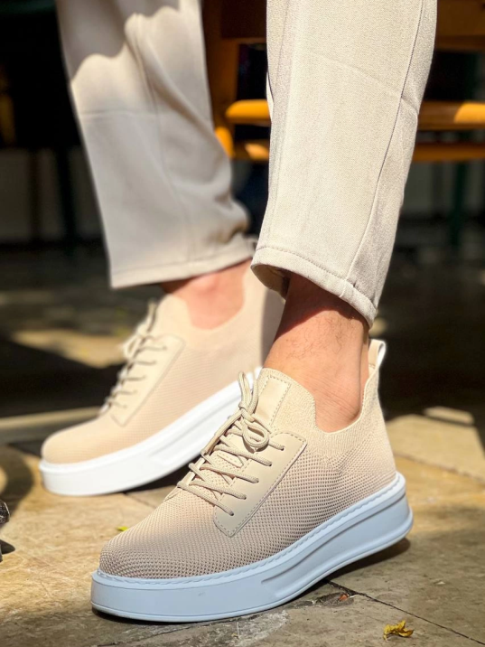 KB-116 Kuback Bej Bağcıklı Triko Günlük Erkek Ayakkabı KB-116 Kuback Bej Bağcıklı Triko Günlük Erkek Ayakkabı