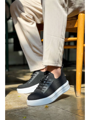 KB-116 Kuback Siyah Triko Bağcıklı  Günlük Erkek Ayakkabı KB-116 Kuback Siyah Triko Bağcıklı  Günlük Erkek Ayakkabı