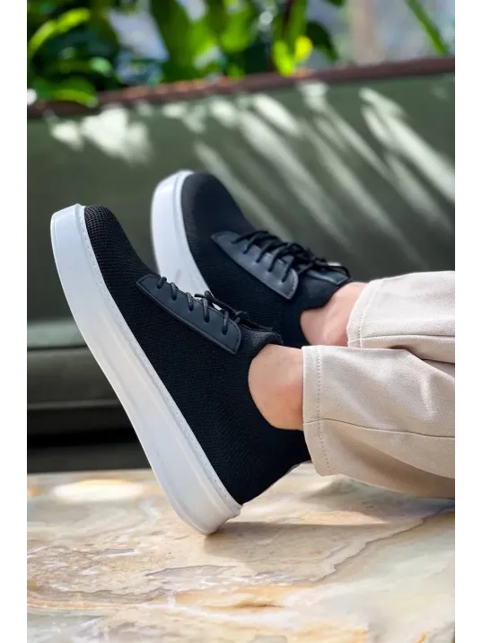 Kb-116 Kuback Siyah Triko Bağcıklı Günlük Erkek Ayakkabı Kb-116 Kuback Siyah Triko Bağcıklı Günlük Erkek Ayakkabı