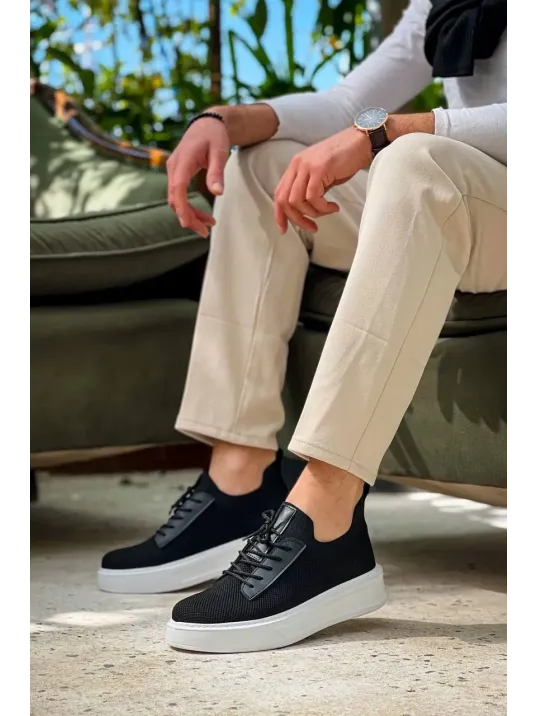 Kb-116 Kuback Siyah Triko Bağcıklı Günlük Erkek Ayakkabı Kb-116 Kuback Siyah Triko Bağcıklı Günlük Erkek Ayakkabı