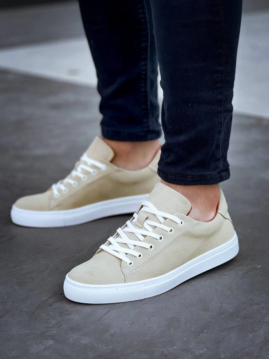 KB-122   Kuback Bej Süet Yüksek Taban Bağcıklı Günlük Erkek Ayakkabı KB-122   Kuback Bej Süet Yüksek Taban Bağcıklı Günlük Erkek Ayakkabı