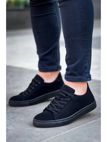 Kb-122 Kuback Siyah Süet Siyah Yüksek Taban Bağcıklı Günlük Erkek Ayakkabı Kb-122 Kuback Siyah Süet Siyah Yüksek Taban Bağcıklı Günlük Erkek Ayakkabı