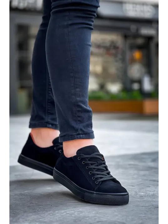 Kb-122 Kuback Siyah Süet Siyah Yüksek Taban Bağcıklı Günlük Erkek Ayakkabı Kb-122 Kuback Siyah Süet Siyah Yüksek Taban Bağcıklı Günlük Erkek Ayakkabı