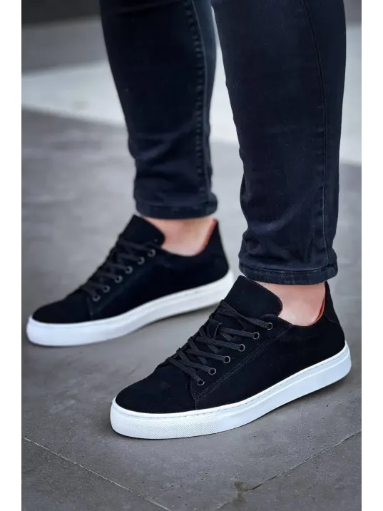 Kb-122 Kuback Siyah Süet Yüksek Taban Bağcıklı Günlük Erkek Ayakkabı Kb-122 Kuback Siyah Süet Yüksek Taban Bağcıklı Günlük Erkek Ayakkabı