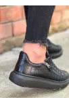 Kb-309  Kuback Kömür Fermuar Ve Bağcıklı  Günlük Erkek  Ayakkabı