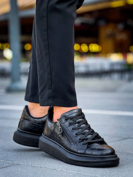 KB-309  Kuback Kömür Fermuar Ve Bağcıklı  Günlük Erkek  Ayakkabı KB-309  Kuback Kömür Fermuar Ve Bağcıklı  Günlük Erkek  Ayakkabı