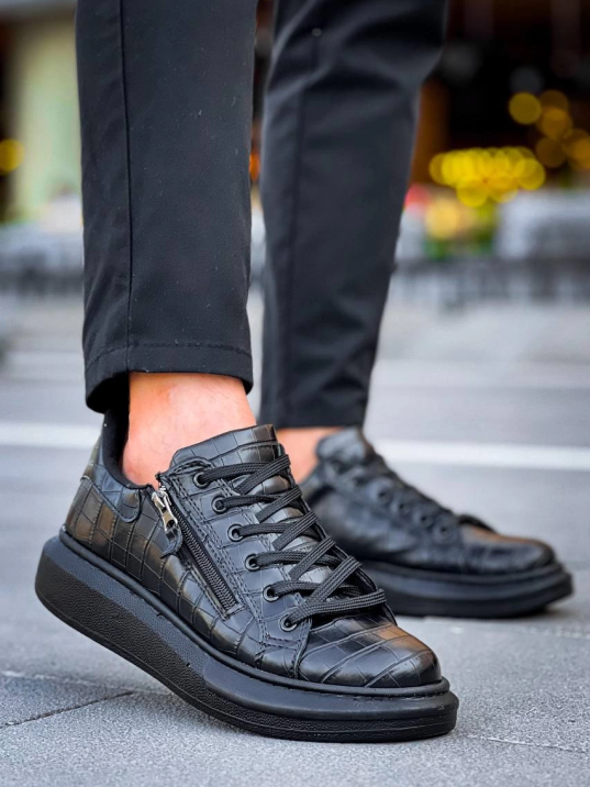 KB-309  Kuback Kömür Fermuar Ve Bağcıklı  Günlük Erkek  Ayakkabı KB-309  Kuback Kömür Fermuar Ve Bağcıklı  Günlük Erkek  Ayakkabı