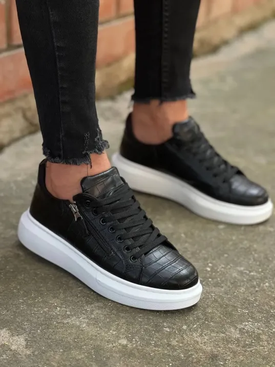 Kb-309 Kuback Siyah Fermuar Ve Bağcıklı Günlük Erkek Ayakkabı Kb-309 Kuback Siyah Fermuar Ve Bağcıklı Günlük Erkek Ayakkabı