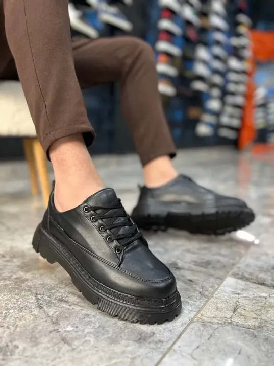 Kb-702 Kuback Kömür Cilt Günlük Erkek Ayakkabı