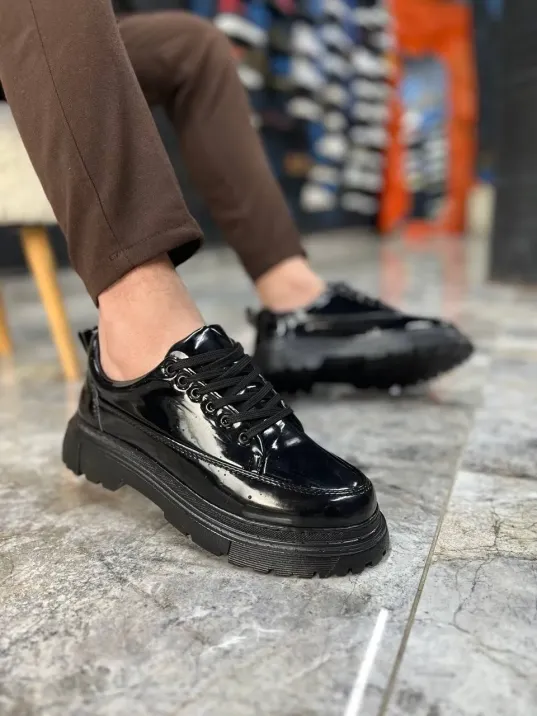 Kb-702 Kuback Kömür Rugan Günlük Erkek Ayakkabı