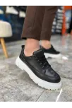 Kb-702 Kuback Siyah Cilt Günlük Erkek Ayakkabı