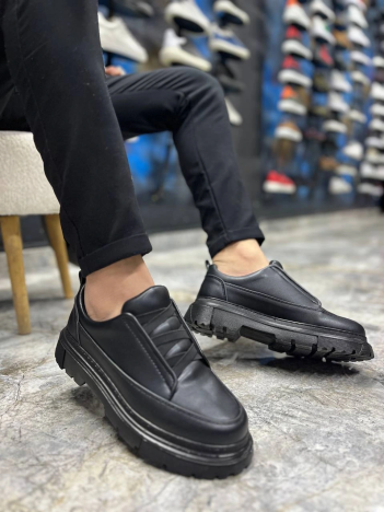 Kb-703 Kuback Kömür Lastikli Günlük Erkek Ayakkabı
