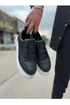 Kb-703 Kuback Siyah Lastikli Günlük Erkek Ayakkabı