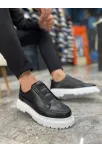 Kb-703 Kuback Siyah Lastikli Günlük Erkek Ayakkabı