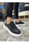 Kb-703 Kuback Siyah Lastikli Günlük Erkek Ayakkabı