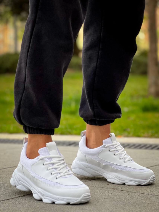 KB-707  Kuback  Beyaz Cilt Yüksek Taban Bağcıklı Günlük Erkek Ayakkabı KB-707  Kuback  Beyaz Cilt Yüksek Taban Bağcıklı Günlük Erkek Ayakkabı