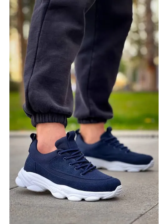 Kb-707 Kuback Lacivert Süet Yüksek Taban Bağcıklı Günlük Erkek Ayakkabı Kb-707 Kuback Lacivert Süet Yüksek Taban Bağcıklı Günlük Erkek Ayakkabı