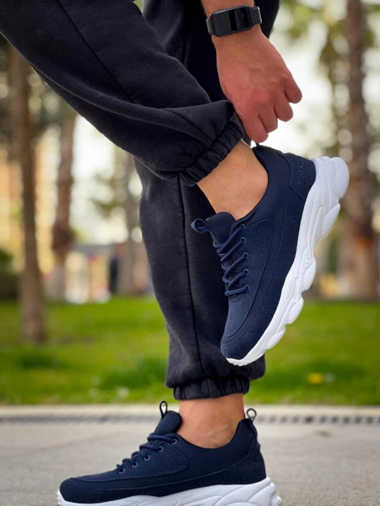 KB-707  Kuback Lacivert Süet Yüksek Taban Bağcıklı Günlük Erkek Ayakkabı KB-707  Kuback Lacivert Süet Yüksek Taban Bağcıklı Günlük Erkek Ayakkabı