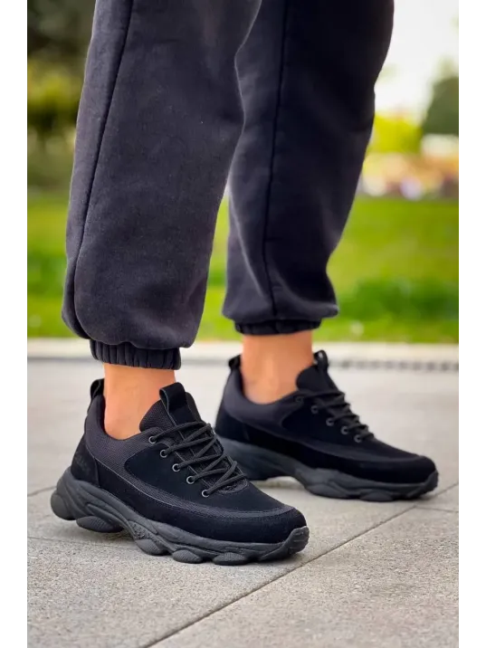 Kb-707 Kuback Siyah Süet Siyah Yüksek Taban Bağcıklı Günlük Erkek Ayakkabı Kb-707 Kuback Siyah Süet Siyah Yüksek Taban Bağcıklı Günlük Erkek Ayakkabı