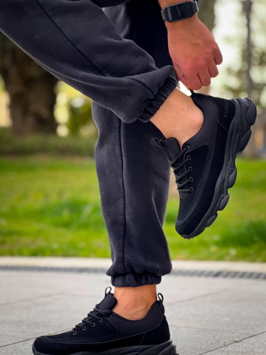 KB-707  Kuback  Siyah Süet Siyah Yüksek Taban Bağcıklı Günlük Erkek Ayakkabı KB-707  Kuback  Siyah Süet Siyah Yüksek Taban Bağcıklı Günlük Erkek Ayakkabı