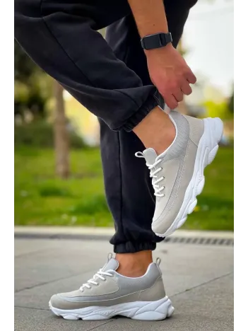 Kb-707  Kuback Taş Süet Yüksek Taban Bağcıklı Günlük Erkek Ayakkabı