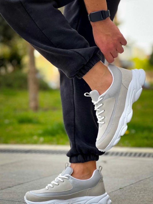 KB-707  Kuback Taş Süet Yüksek Taban Bağcıklı Günlük Erkek Ayakkabı KB-707  Kuback Taş Süet Yüksek Taban Bağcıklı Günlük Erkek Ayakkabı