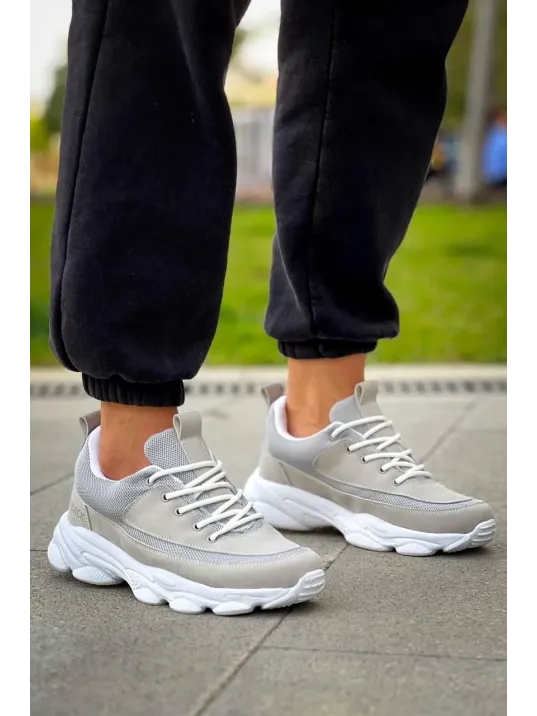 Kb-707  Kuback Taş Süet Yüksek Taban Bağcıklı Günlük Erkek Ayakkabı