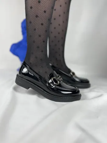 Kb-801 Kuback Kömür Rugan Günlük Kadın Babet