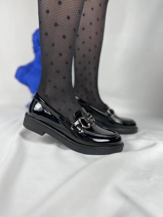 KB-801 Kuback Kömür Rugan Günlük Kadın Babet KB-801 Kuback Kömür Rugan Günlük Kadın Babet