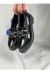 Kb-801 Kuback Kömür Rugan Günlük Kadın Babet