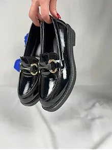 Kb-801 Kuback Kömür Rugan Günlük Kadın Babet