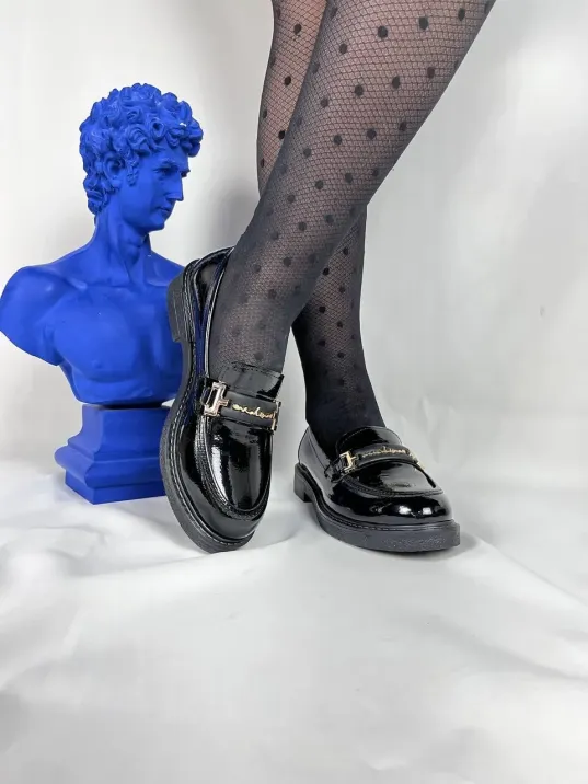 Kb-803 Kuback Kömür Rugan Günlük Kadın Babet Kb-803 Kuback Kömür Rugan Günlük Kadın Babet