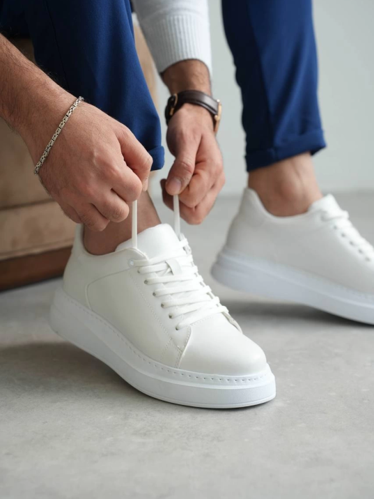 KB-B2 Kuback Beyaz Cilt Günlük Erkek Ayakkabı KB-B2 Kuback Beyaz Cilt Günlük Erkek Ayakkabı