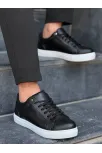 Kb-bx1 Kuback Siyah Cilt Yüksek Beyaz Taban Günlük Erkek Ayakkabı Kb-bx1 Kuback Siyah Cilt Yüksek Beyaz Taban Günlük Erkek Ayakkabı