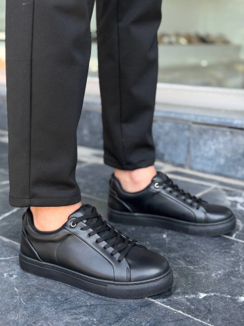 KB-BX1  Kuback Siyah Cilt Yüksek Siyah Taban Günlük Erkek Ayakkabı KB-BX1  Kuback Siyah Cilt Yüksek Siyah Taban Günlük Erkek Ayakkabı
