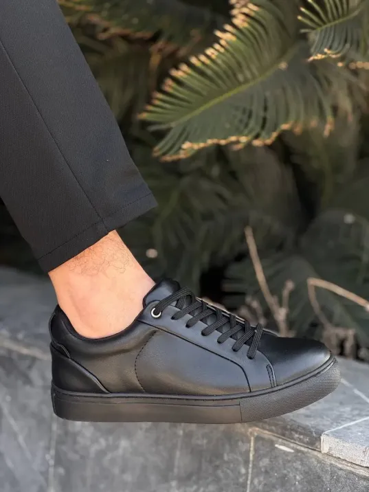 Kb-bx1 Kuback Siyah Cilt Yüksek Siyah Taban Günlük Erkek Ayakkabı Kb-bx1 Kuback Siyah Cilt Yüksek Siyah Taban Günlük Erkek Ayakkabı