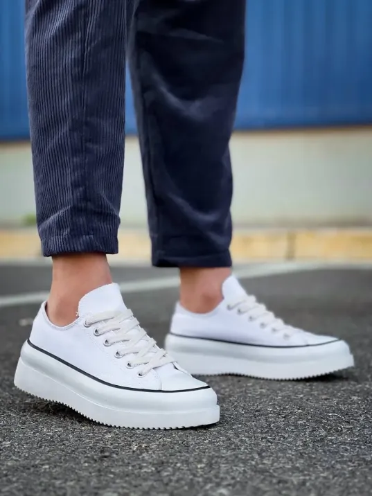 Kb-cx-3 Kuback Kısa Beyaz Keten Beyaz Yüksek Taban Spor Ayakkabı Kb-cx-3 Kuback Kısa Beyaz Keten Beyaz Yüksek Taban Spor Ayakkabı