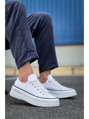 KB-CX-3 Kuback Kısa Beyaz Keten Beyaz Yüksek Taban Spor Ayakkabı KB-CX-3 Kuback Kısa Beyaz Keten Beyaz Yüksek Taban Spor Ayakkabı