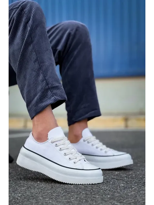 Kb-cx-3 Kuback Kısa Beyaz Keten Beyaz Yüksek Taban Spor Ayakkabı Kb-cx-3 Kuback Kısa Beyaz Keten Beyaz Yüksek Taban Spor Ayakkabı