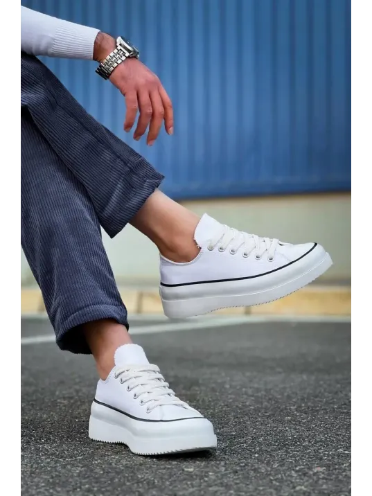 Kb-cx-3 Kuback Kısa Beyaz Keten Beyaz Yüksek Taban Spor Ayakkabı Kb-cx-3 Kuback Kısa Beyaz Keten Beyaz Yüksek Taban Spor Ayakkabı