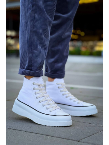 KB-CX-3 Kuback Uzun Beyaz Keten Beyaz Yüksek Taban Spor Ayakkabı KB-CX-3 Kuback Uzun Beyaz Keten Beyaz Yüksek Taban Spor Ayakkabı