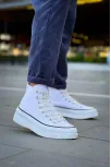Kb-cx-3 Kuback Uzun Beyaz Keten Beyaz Yüksek Taban Spor Ayakkabı Kb-cx-3 Kuback Uzun Beyaz Keten Beyaz Yüksek Taban Spor Ayakkabı
