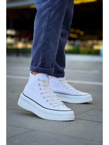 Kb-cx-3 Kuback Uzun Beyaz Keten Beyaz Yüksek Taban Spor Ayakkabı Kb-cx-3 Kuback Uzun Beyaz Keten Beyaz Yüksek Taban Spor Ayakkabı