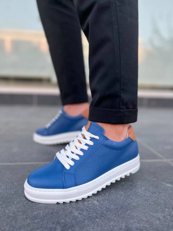 Kb-dx2 Kuback Mavi Deri Günlük Erkek Ayakkabı Kb-dx2 Kuback Mavi Deri Günlük Erkek Ayakkabı