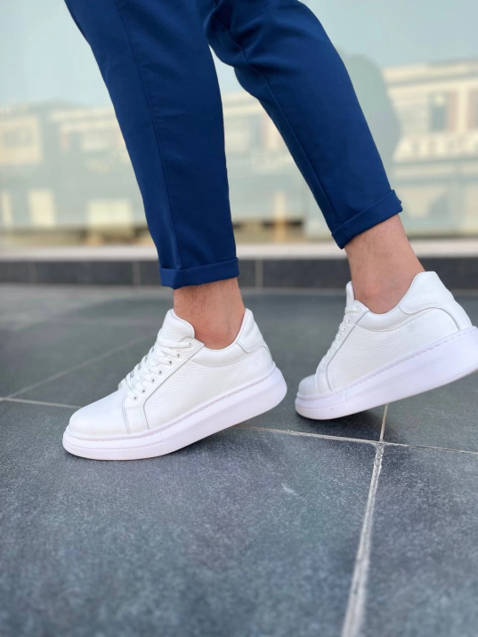 KB-DX46 Kuback Beyaz Deri Günlük Erkek Ayakkabı KB-DX46 Kuback Beyaz Deri Günlük Erkek Ayakkabı